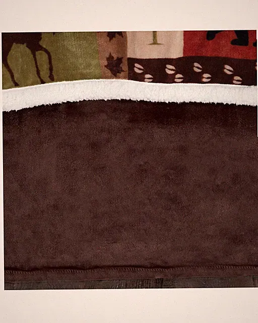 Carstens Home Solid Plush Velvet Bed Skirt - Queen Size - JP505