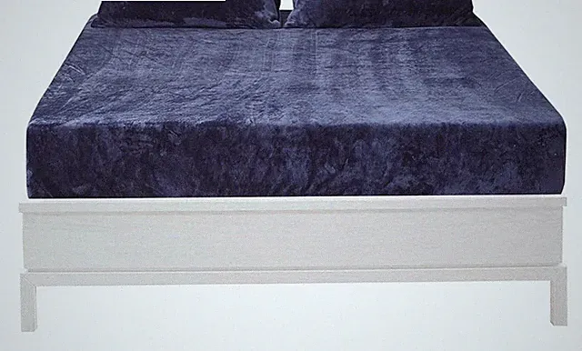 Jepson Fur Velour Flannel Fitted Bed Sheet Only 16 Inch Deep Pocket