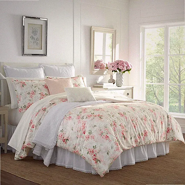 Queen Comforter Set, Plush Velour Micromink Face Bedding with Soft Cotton Reve