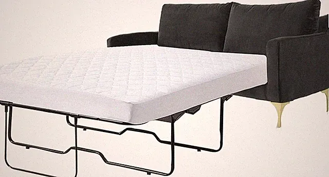 Waterproof Sleeper Sofa Queen Mattress Protector Pad 60X72 for Pull Out Sofa Bed