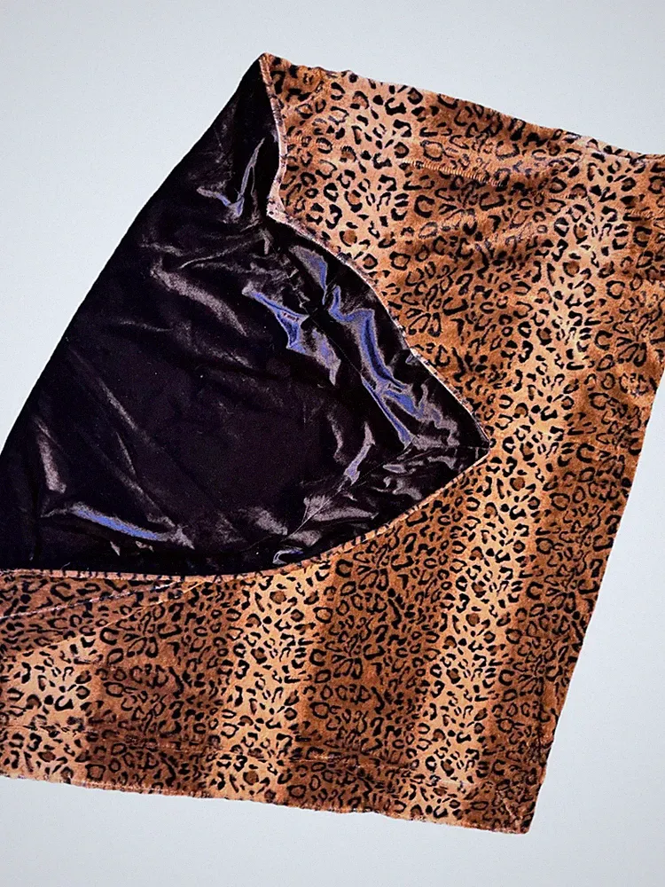 Y2K Leopard Print Plush Throw Blanket Brown Black Velour Soft Large Cozy